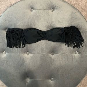 Gianni Bini Fringe Swimsuit Top